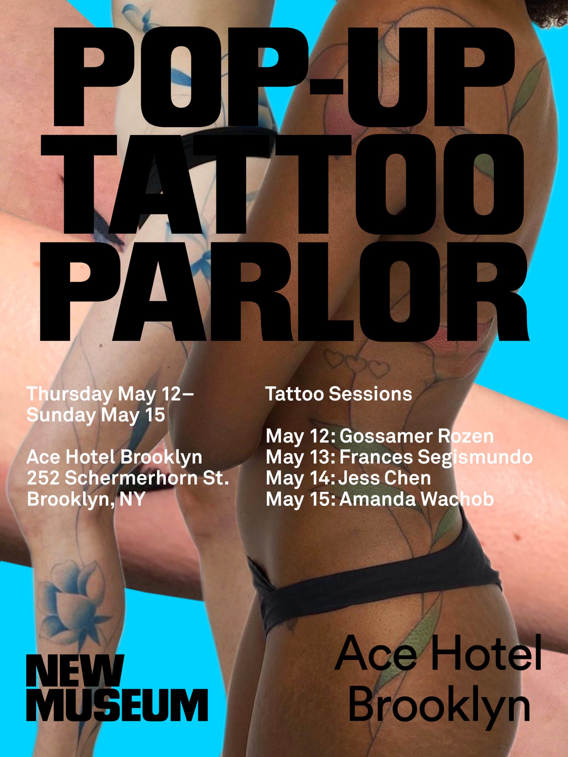 Pop-Up Tattoo Parlor event flyer