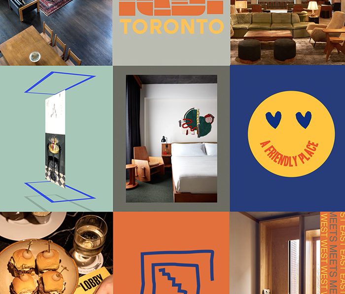 a collage of images from ace hotels