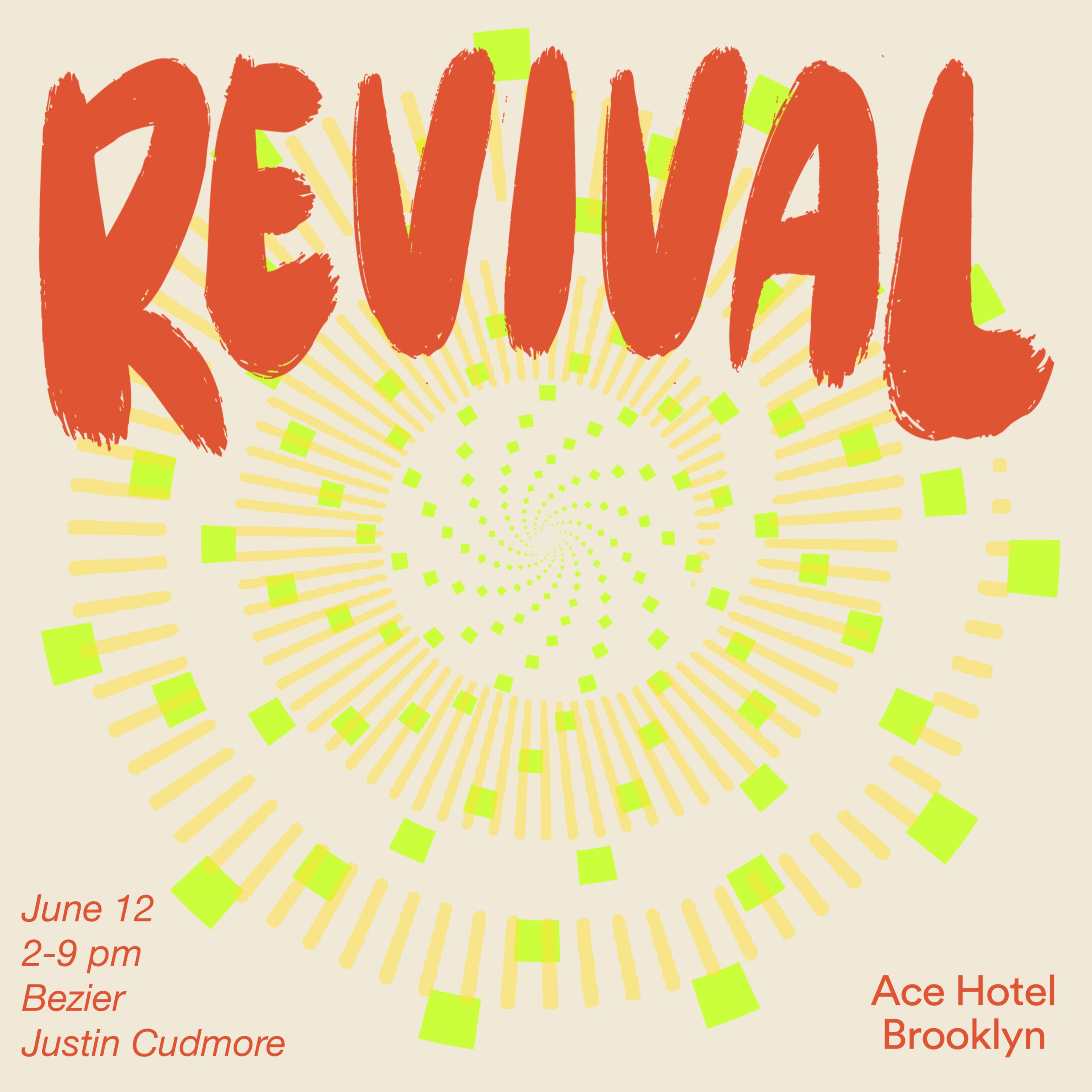 revival promo flyer