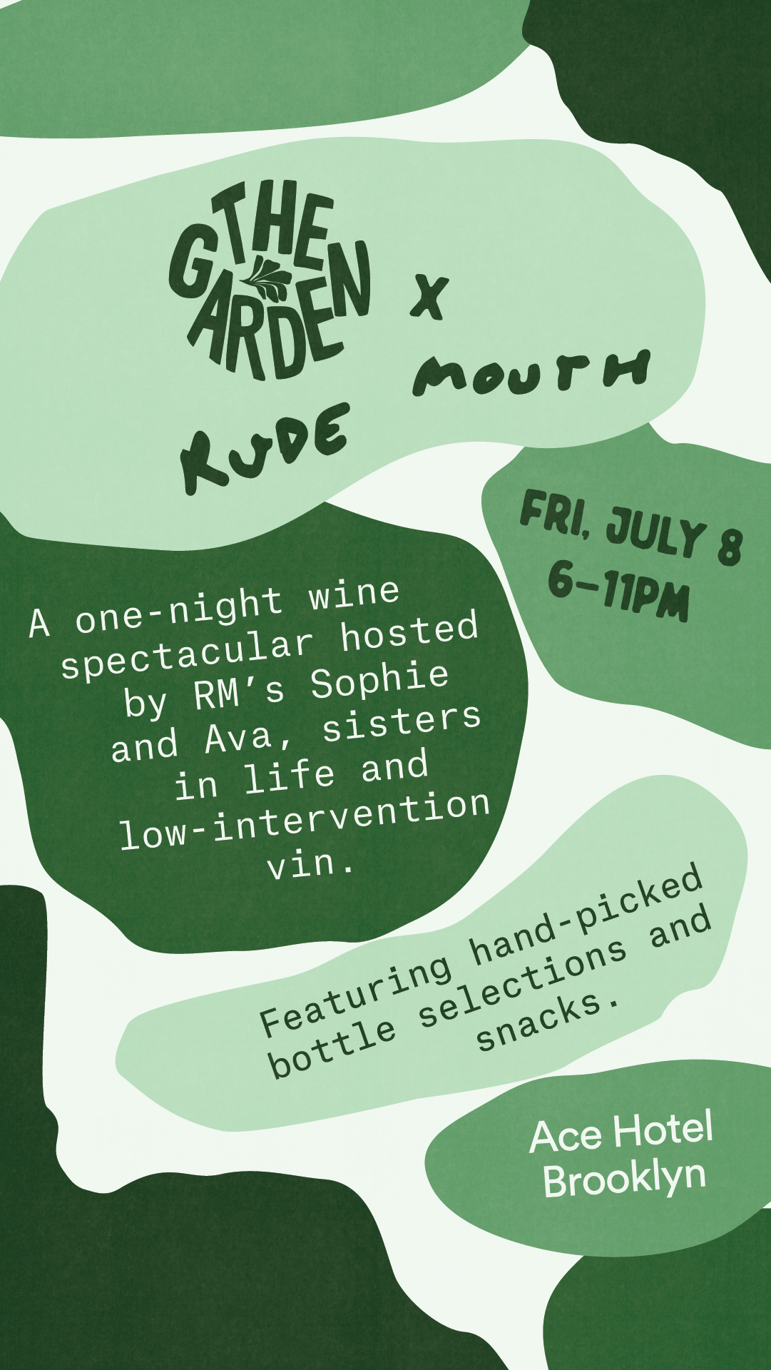 Rude Mouth promo flyer