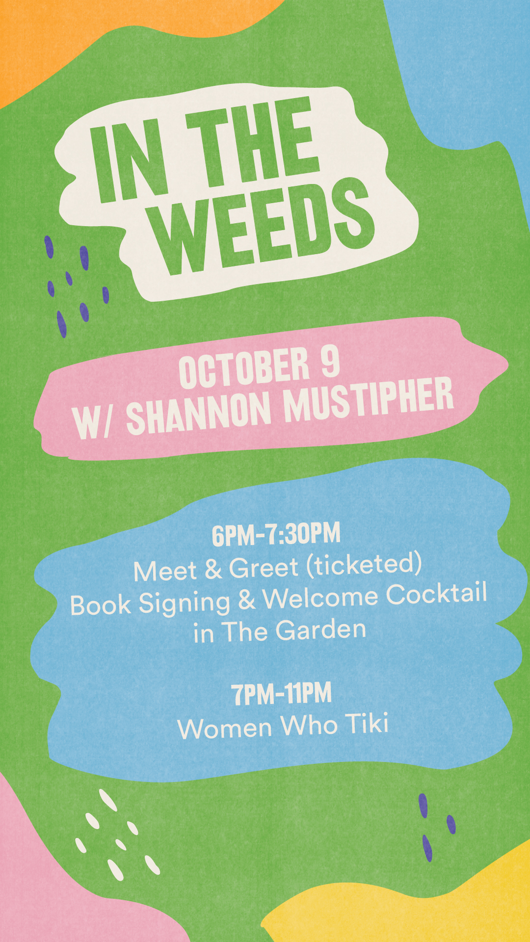 In the Weeds promo flyer