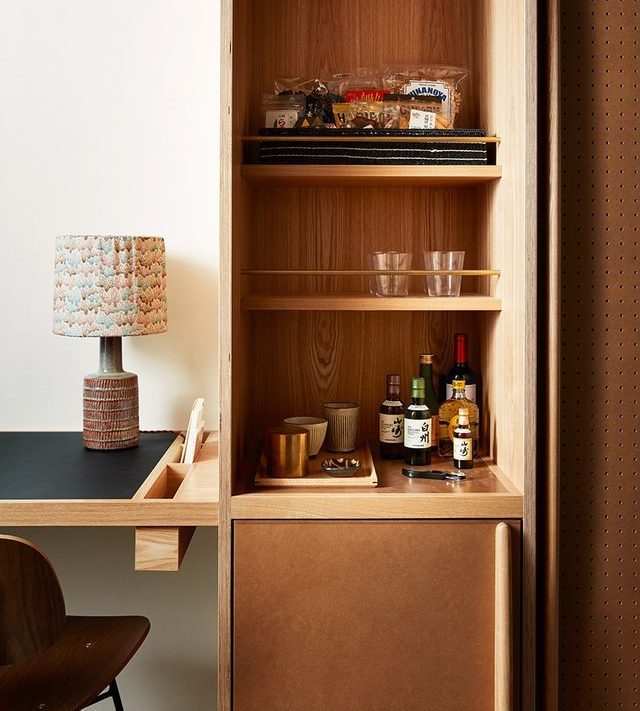 minibar in guest room