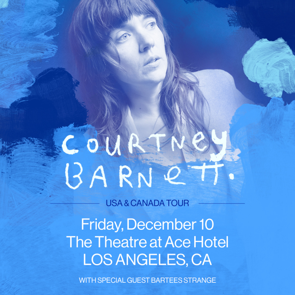 Courtney Barnett Usa and Canada Tour poster