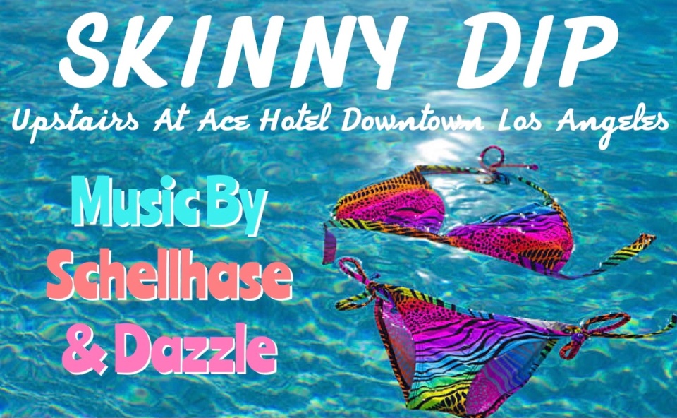 Skinny dip event poster