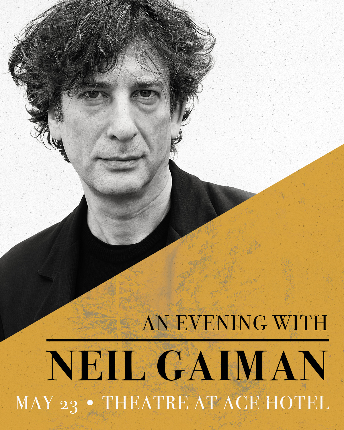 Neil Gaiman event promo