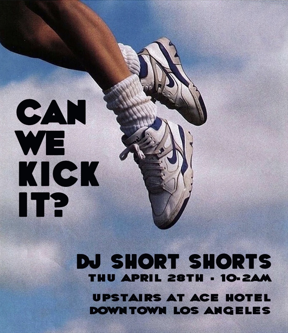 DJ Short Shorts event promo
