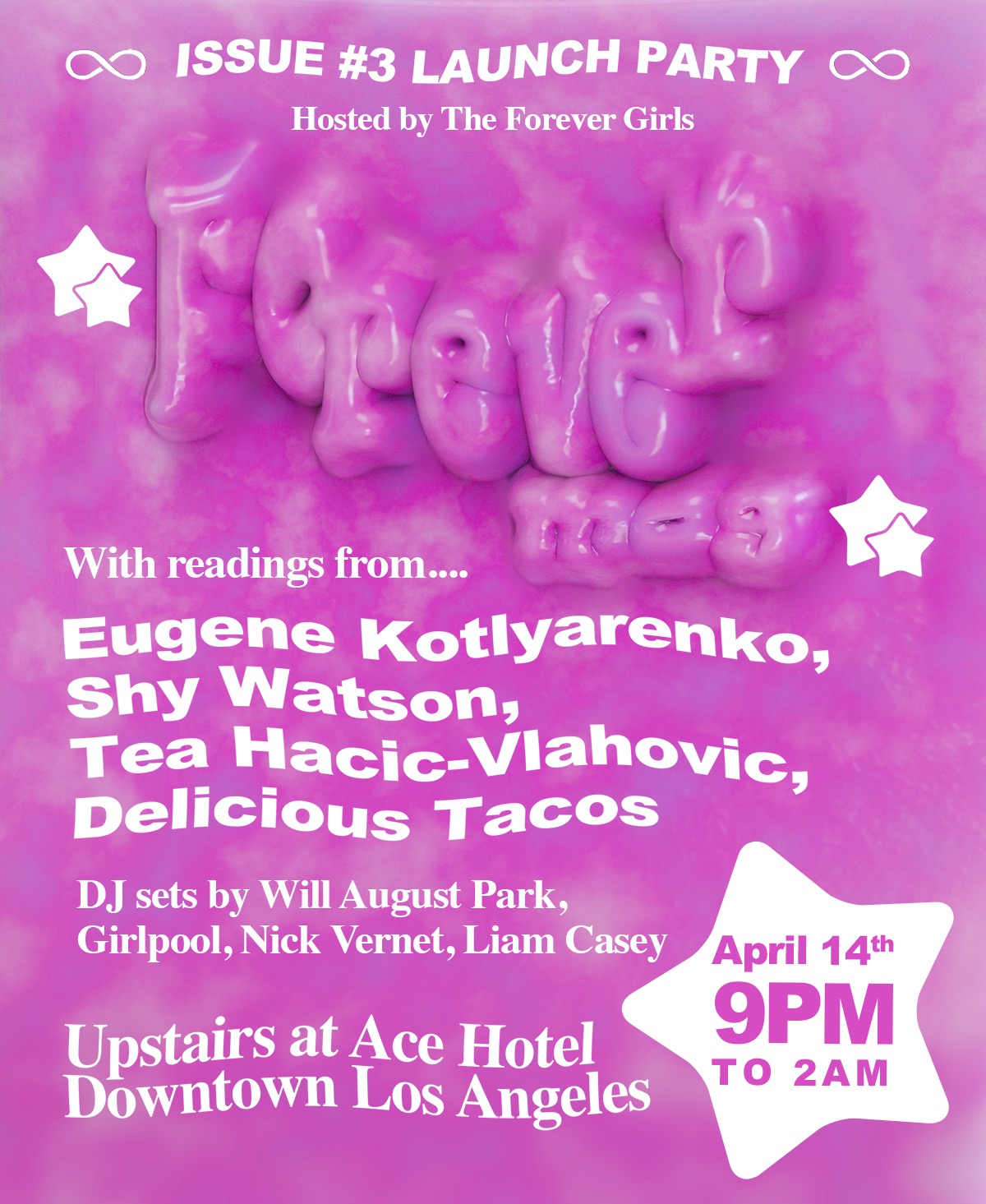 Forever Girls dj party event promo