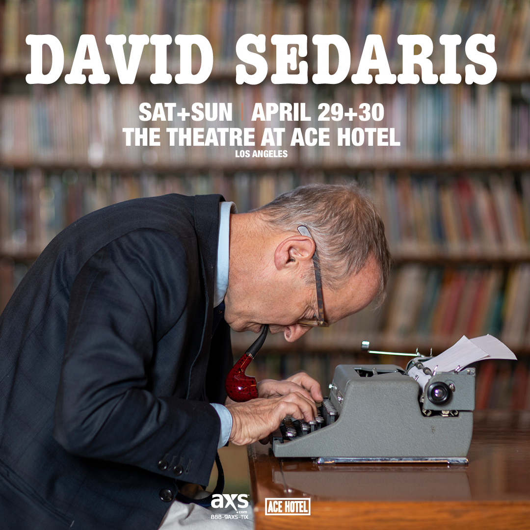 An Evening With David Sedaris promo - April 29 and 30