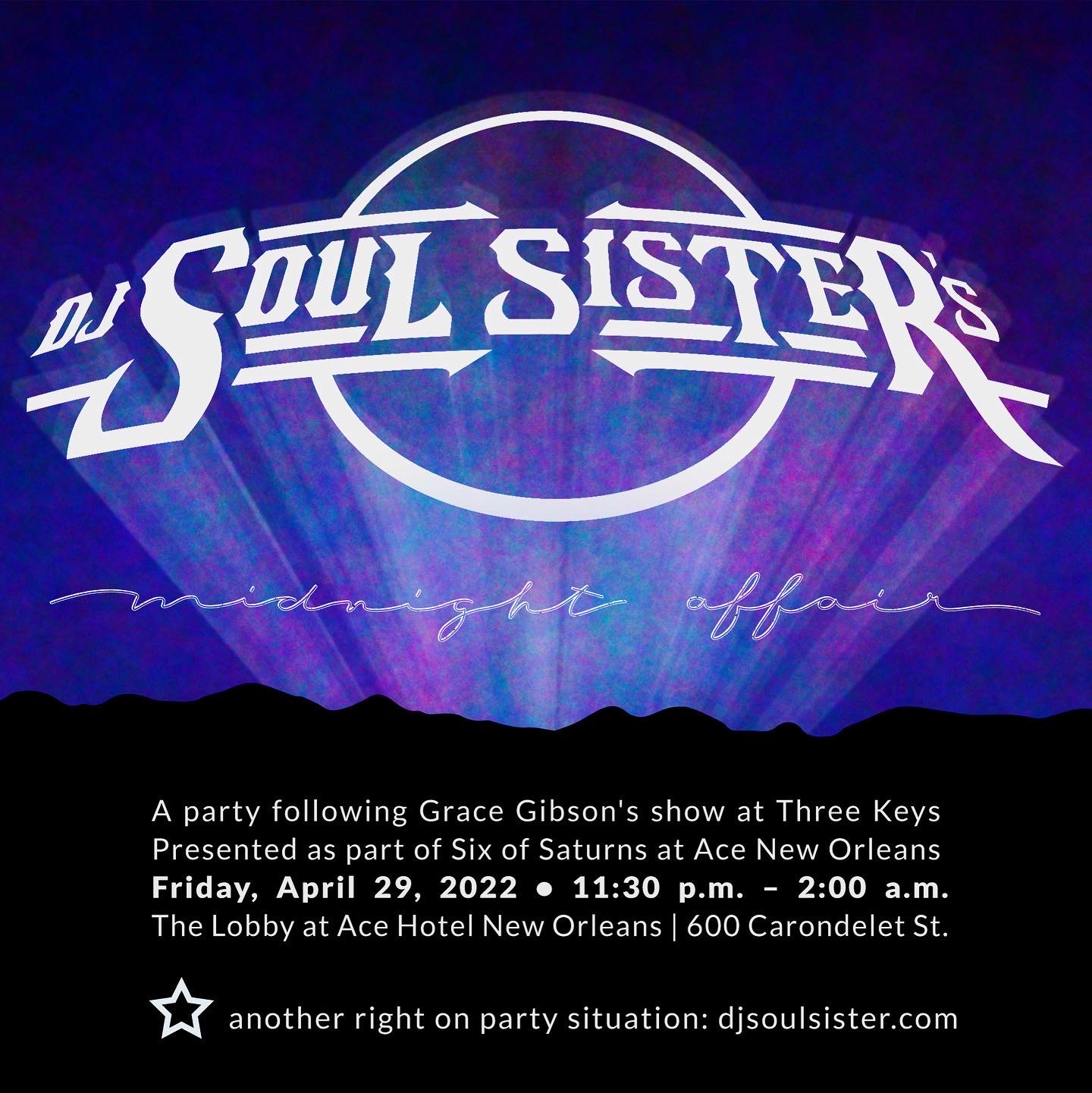 Soul Sister's Midnight Affair with DJ Soul Sister promo
