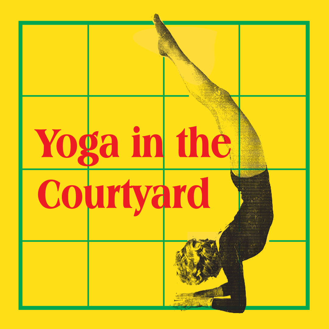 Yoga in the Courtyard promo