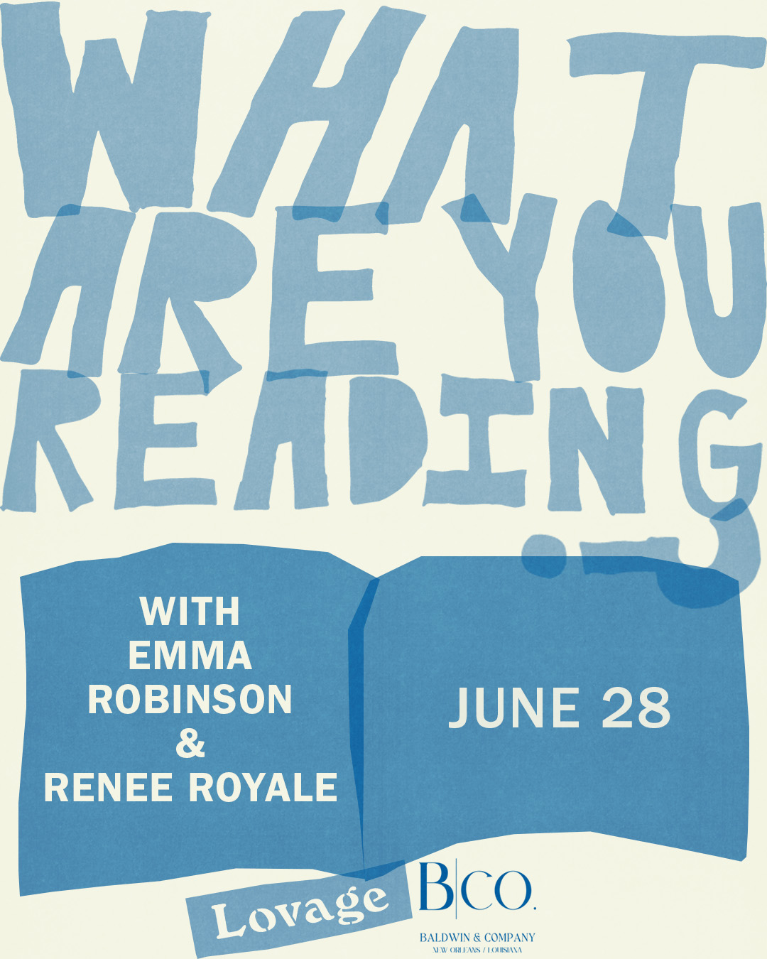 What Are You Reading promo graphic