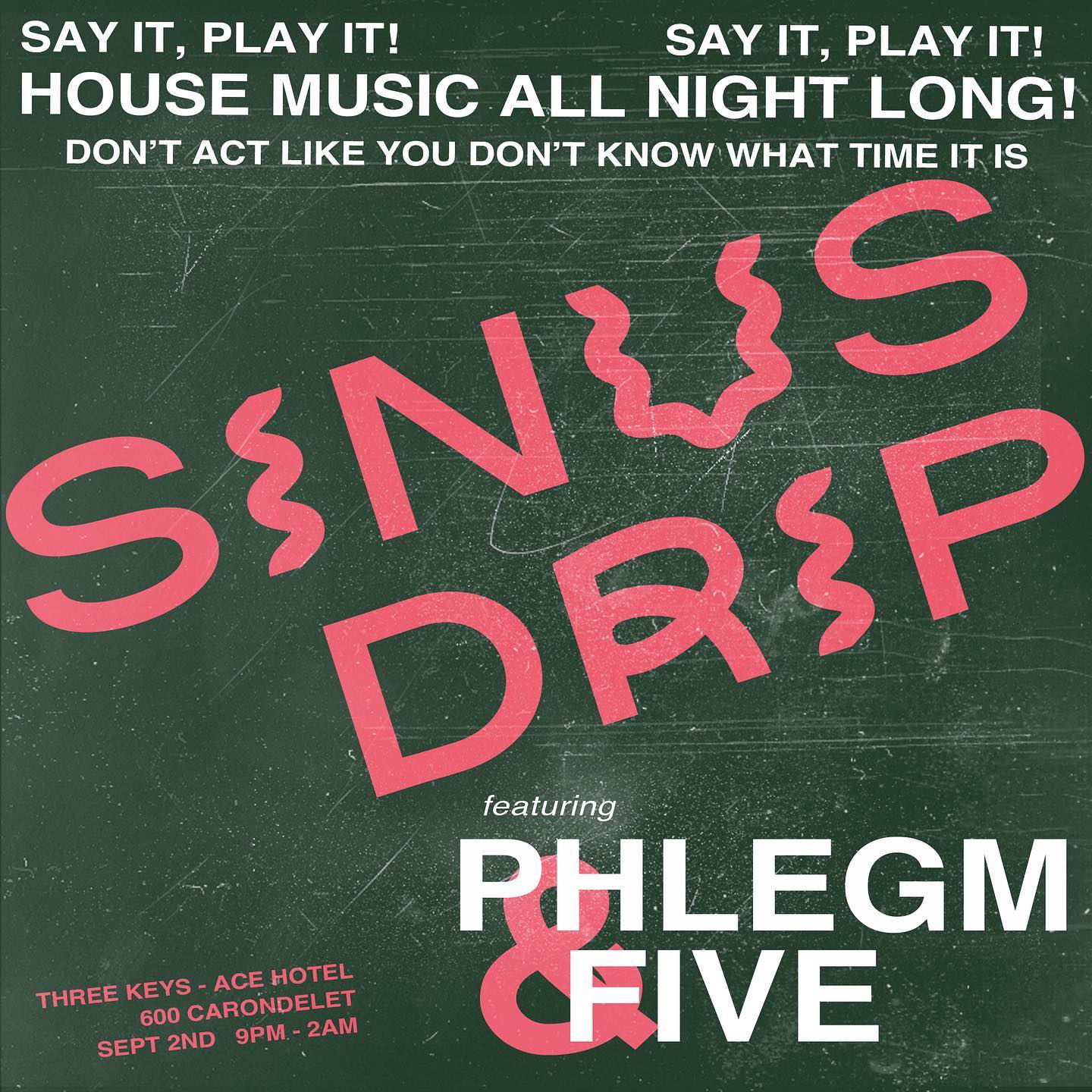 Sinus Drip with phlegm & FIVE promo graphic