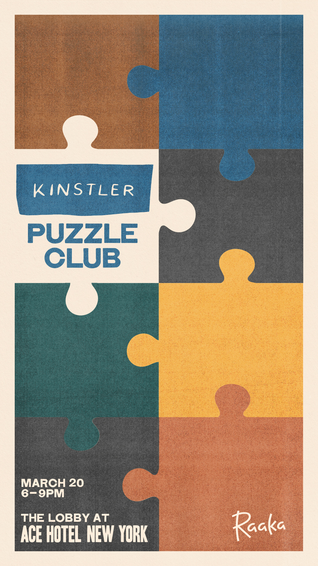 Kinstler Puzzle Club March 20