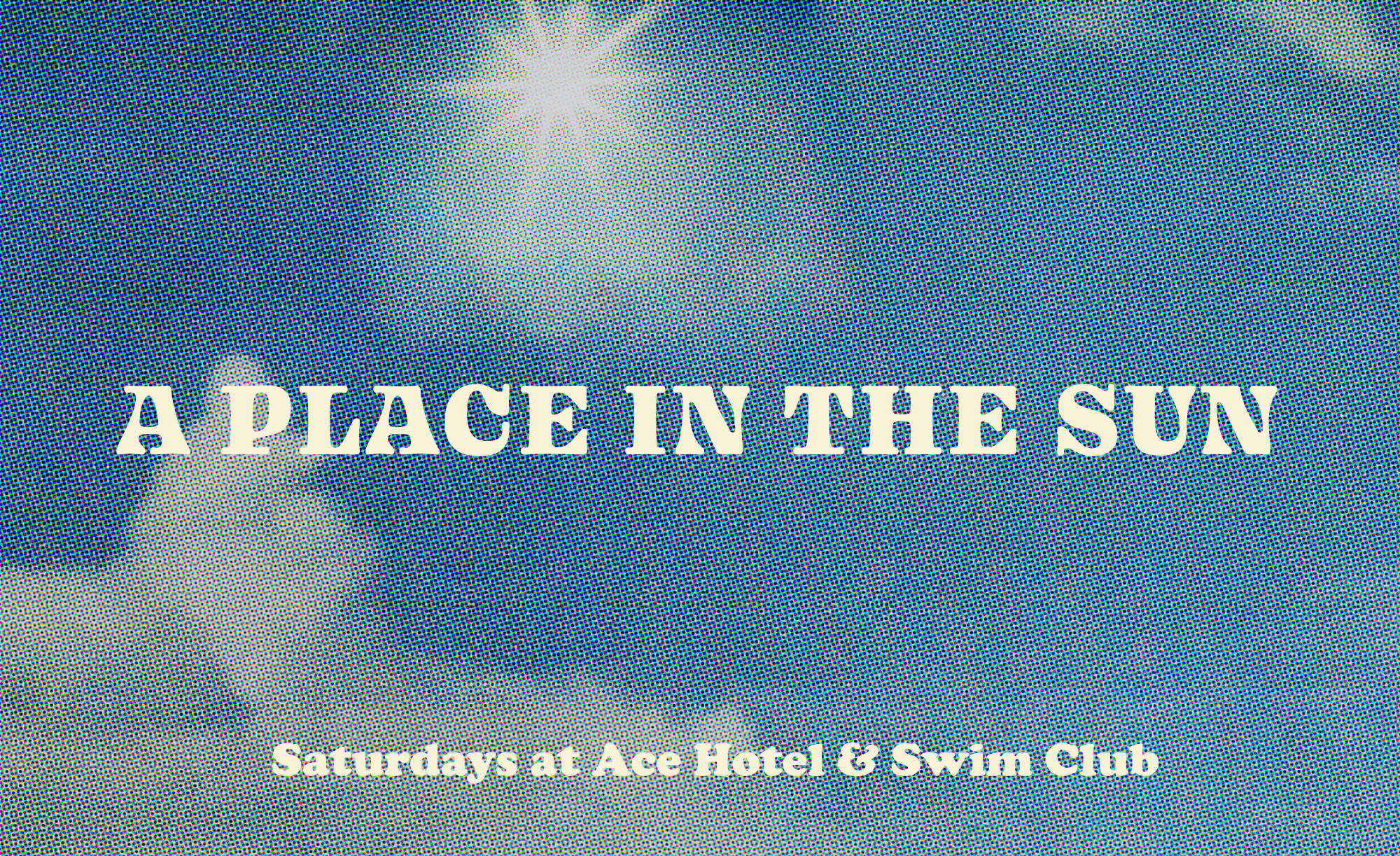 A Place in The Sun promo
