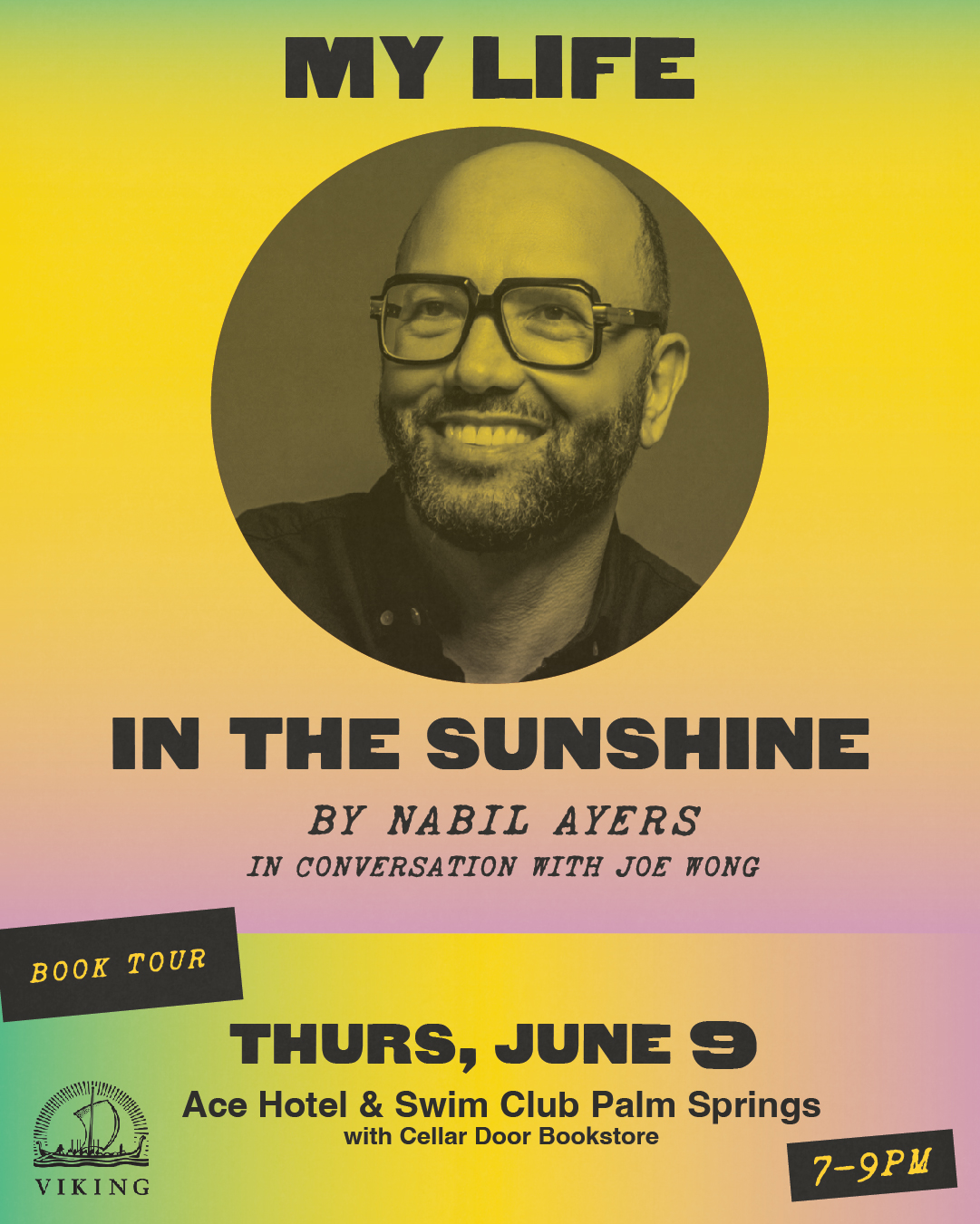 Nabil Ayers "My Life in the Sunshine" Book Tour promo