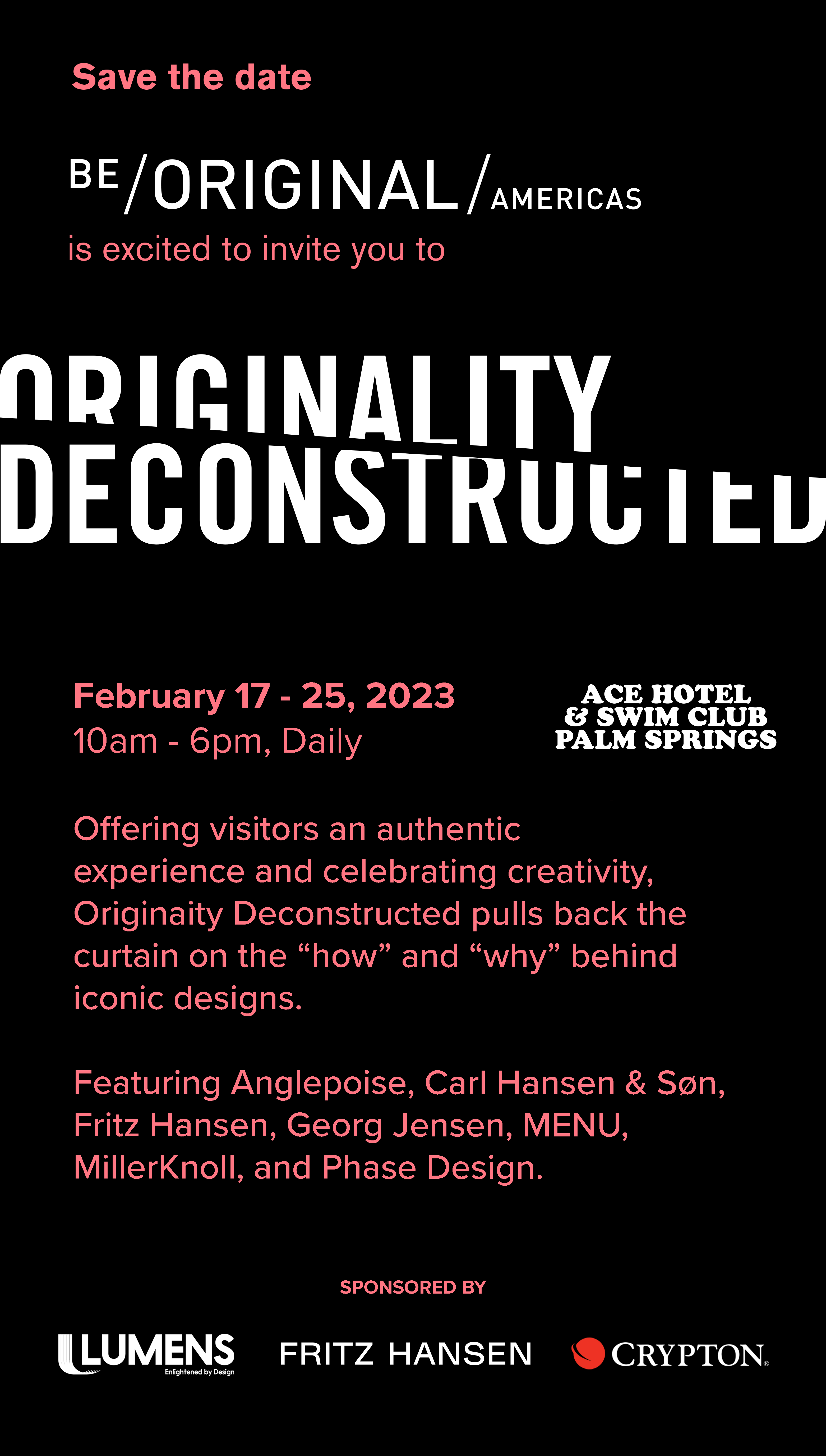 Be Original Americas: Originality Deconstructed Exhibition promo