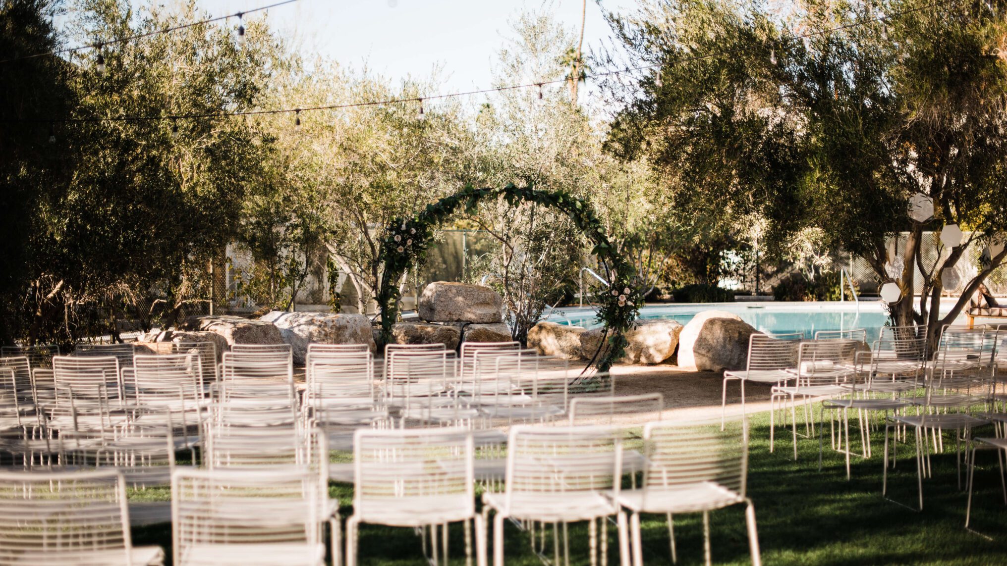 Wedding space at Ace Palm Springs
