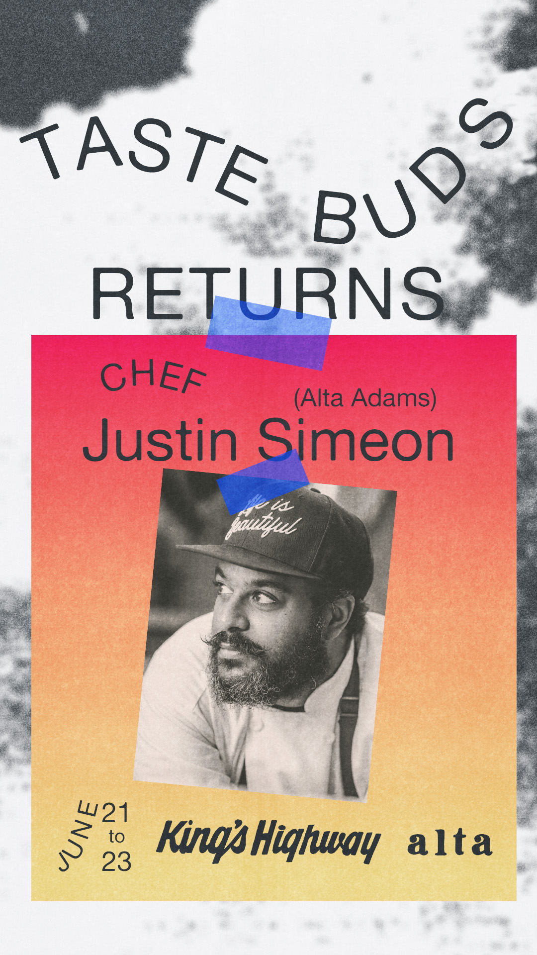 TASTE BUDS RETURNS Chef Justin Simeon