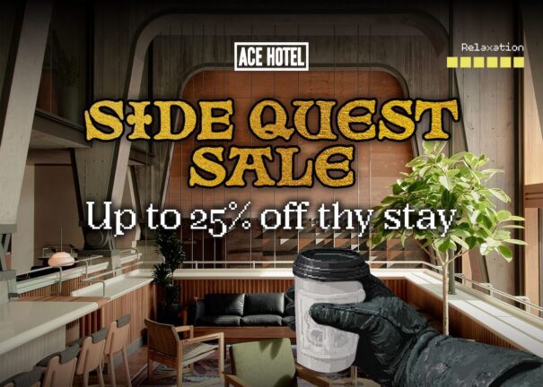 Side Quest Sale. Up to 25% off thy stay.