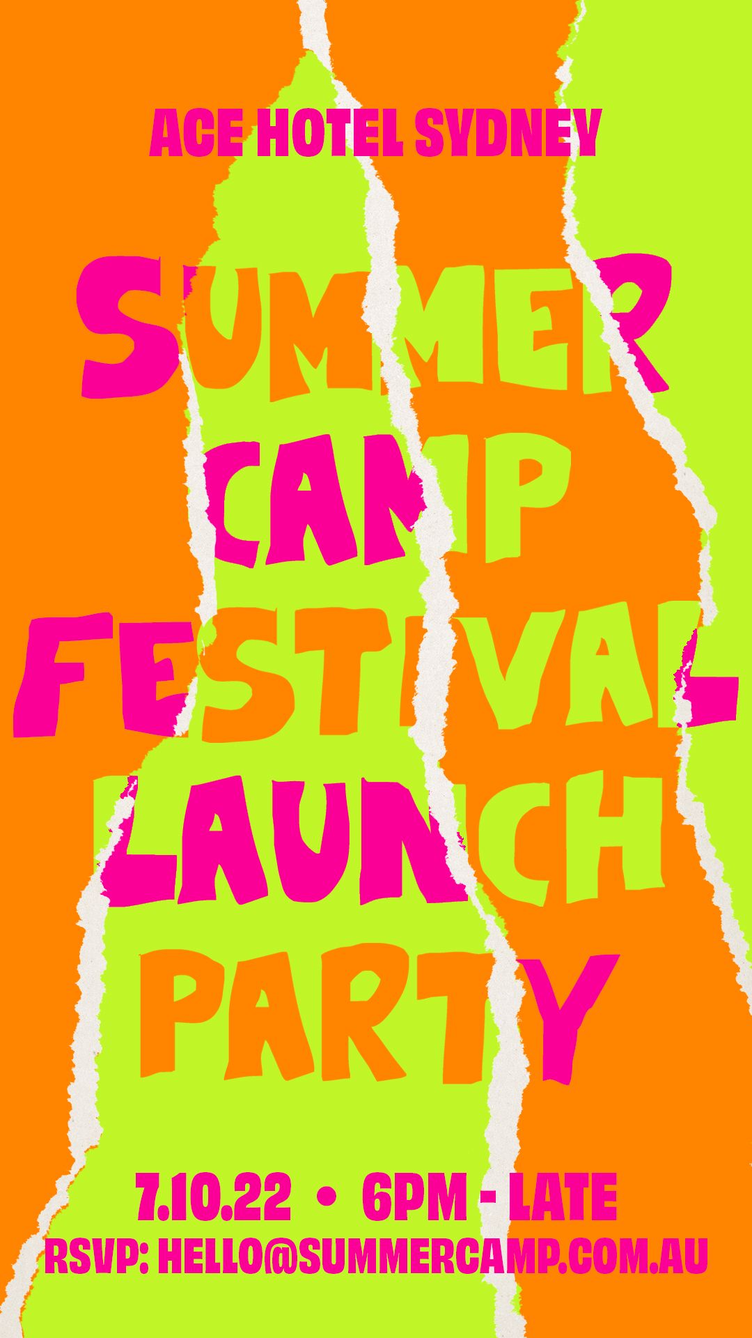 Summer Camp Festival Launch Party promo