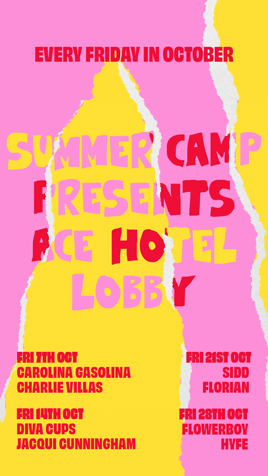Summer Camp Lobby Residency promo