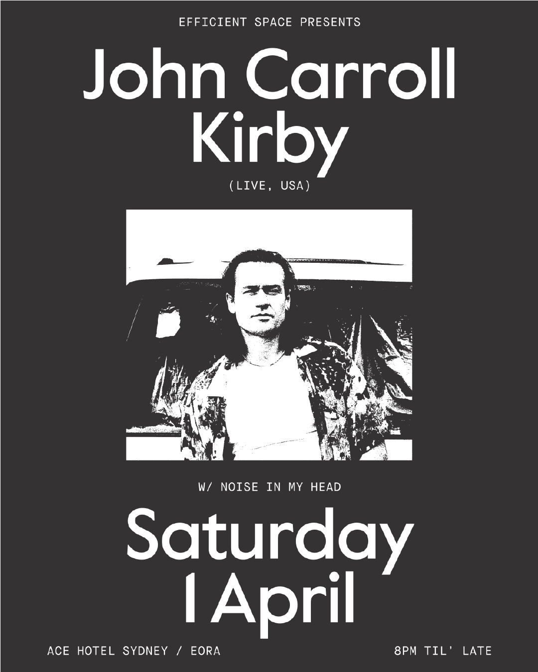 John Carroll Kirby - Saturday 1st April