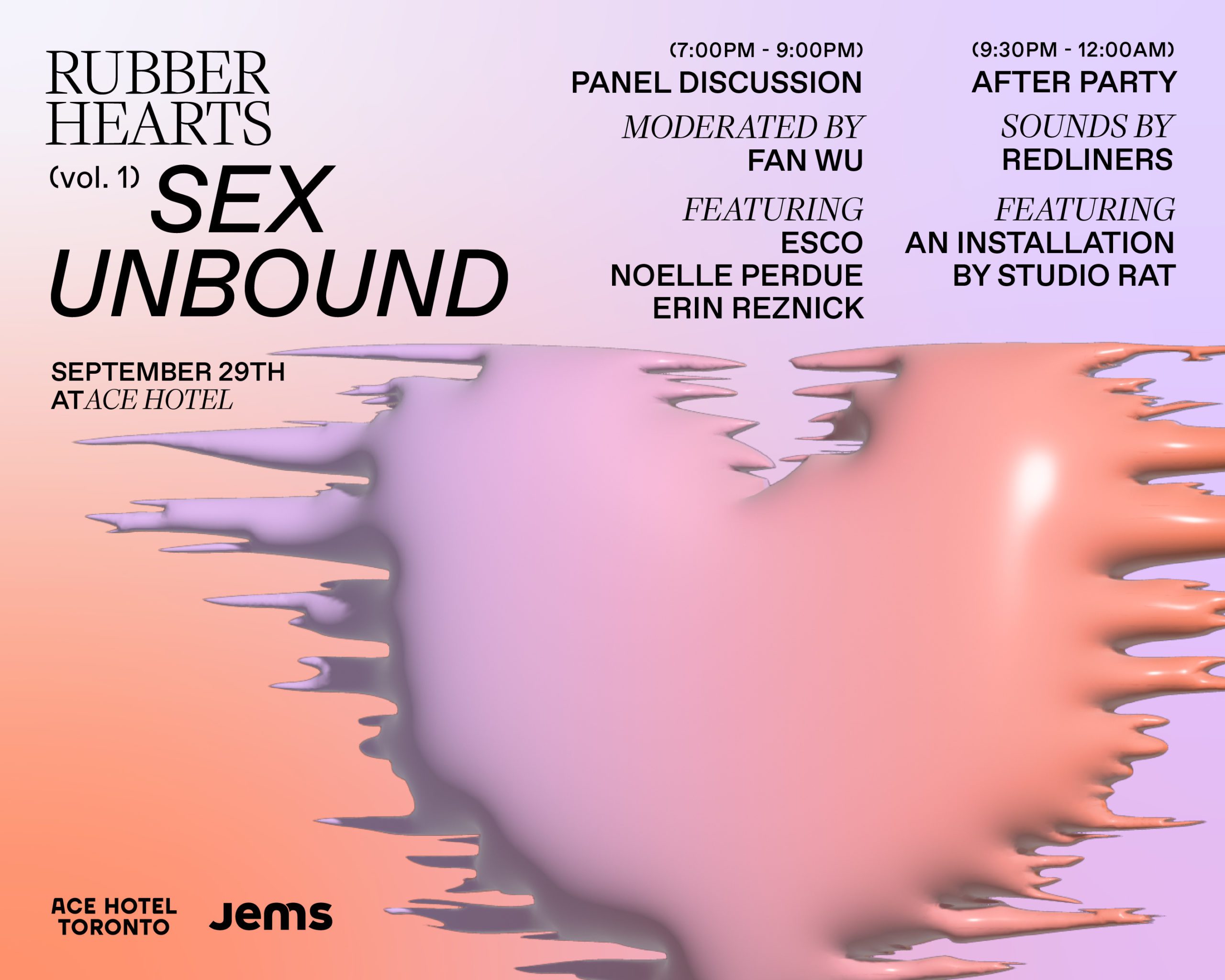 Jems Presents Rubber Hearts- Sex Unbound promo