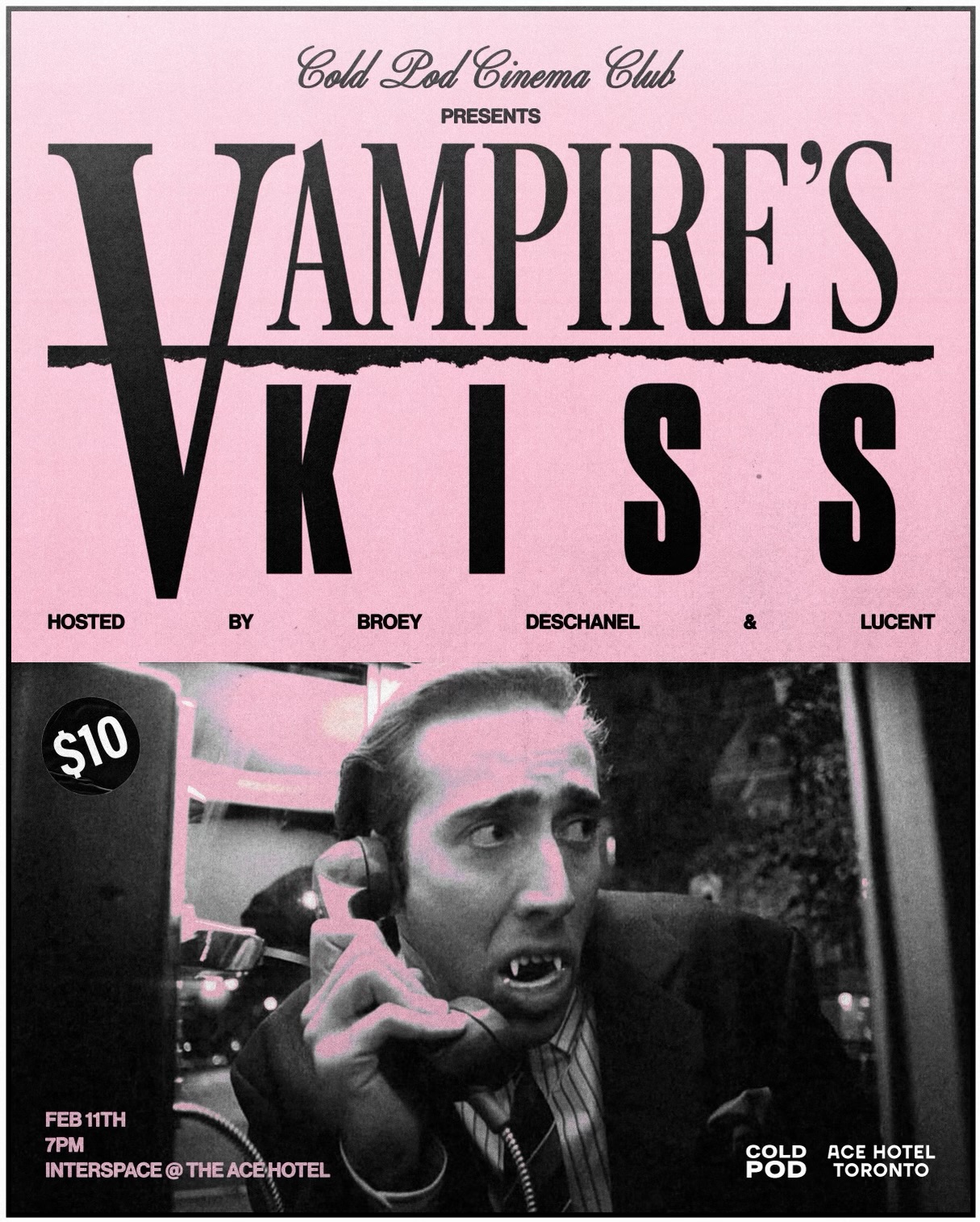 Cold Pod Cinema Club Presents Vampire Kiss promo