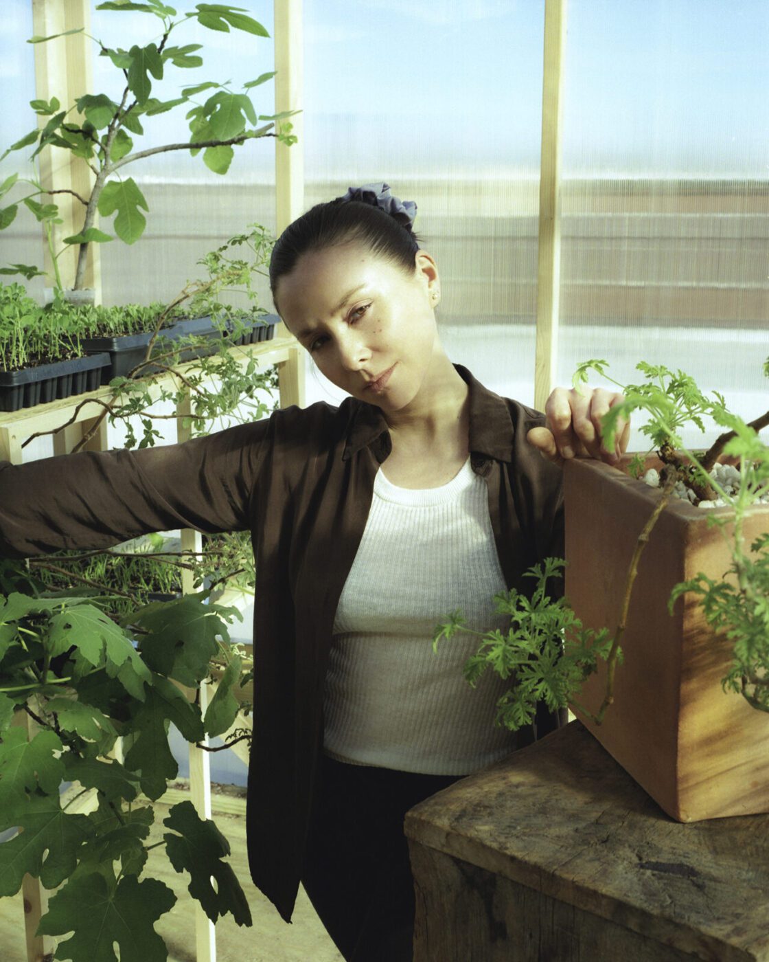 Taryne portrait for Reader piece around plant exhibition