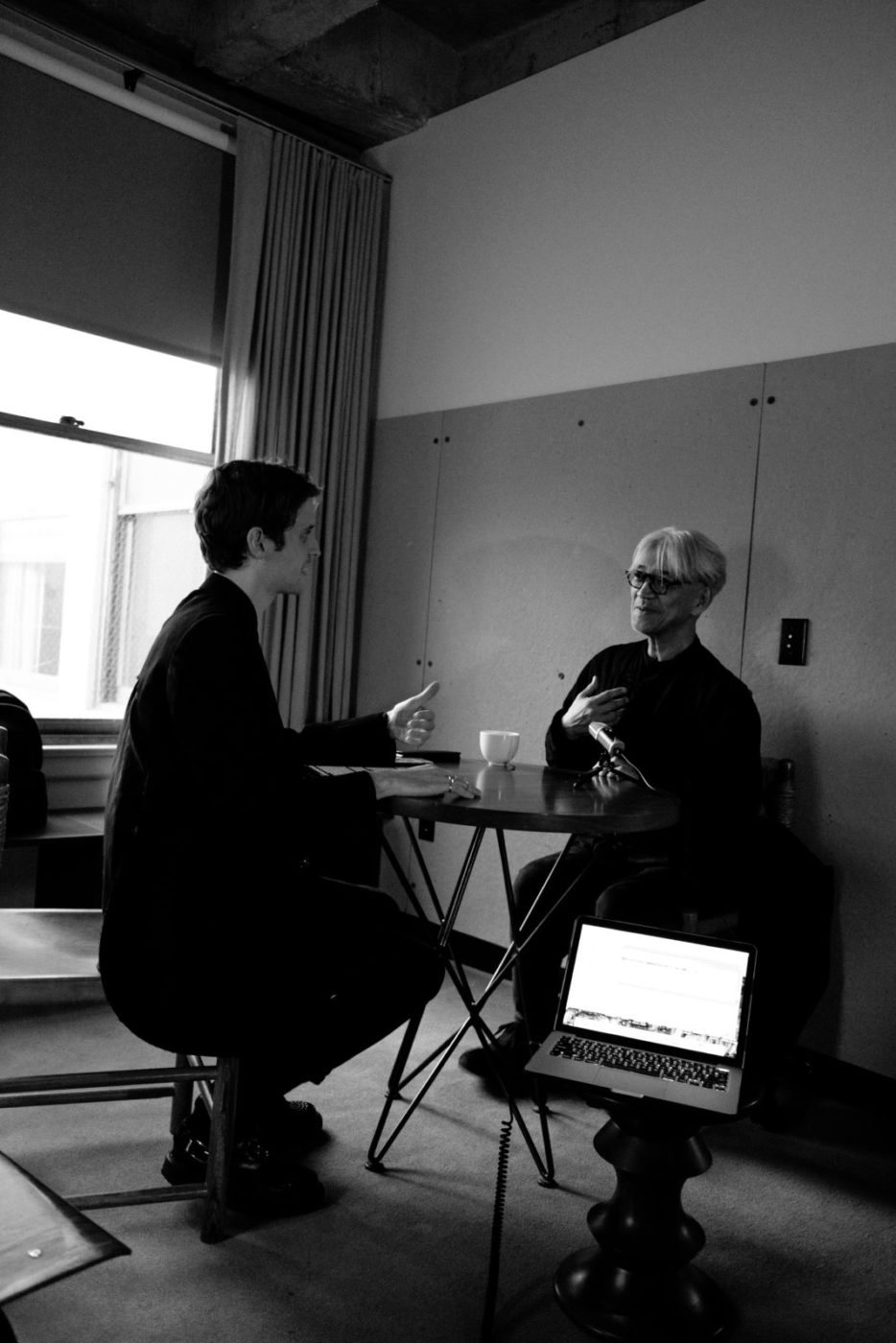 two people having interview