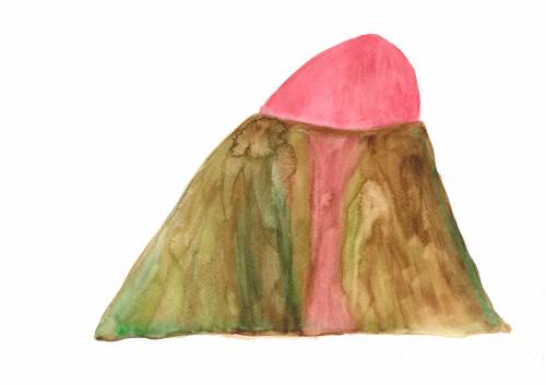 volcano sketch