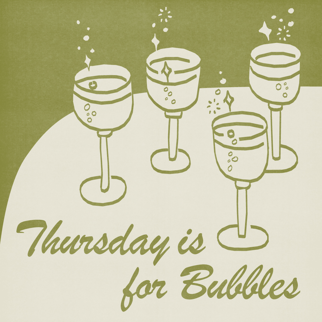Thursday is for Bubbles promo