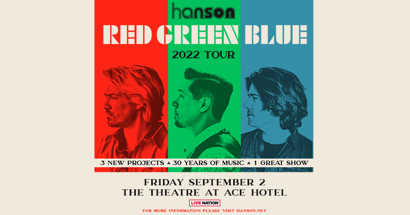hanson red green blue promo