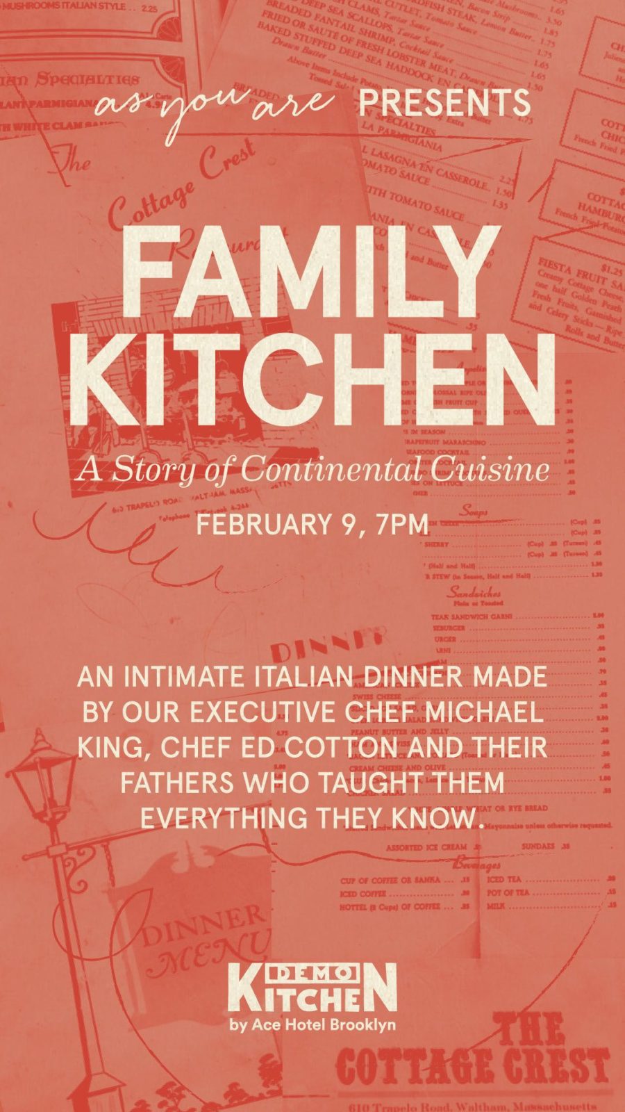 family kitchen poster