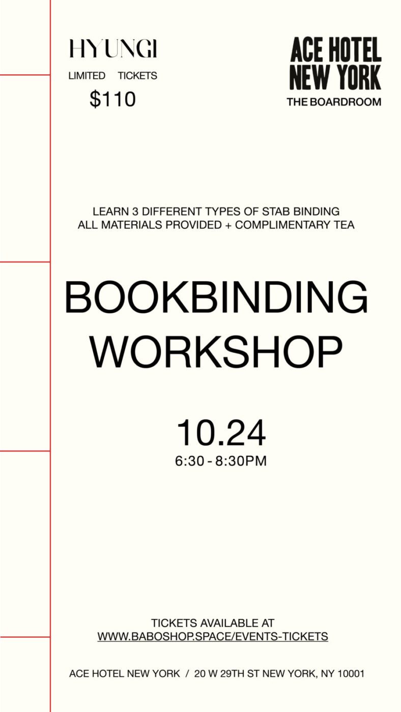 bookbinding workshops